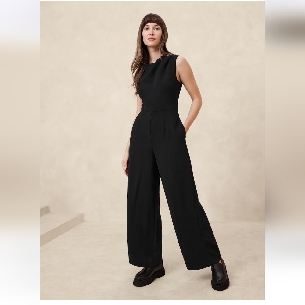 NWT Cowl Neck Jumpsuit